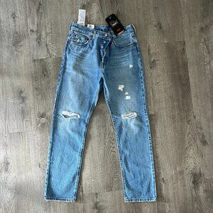 Levi's Premium 501 Original High Rise Straight Leg Jean